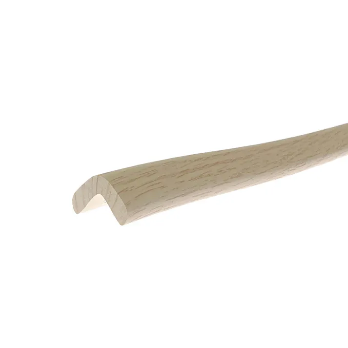 安心クッション L字型 細 木目ホワイト 90cm