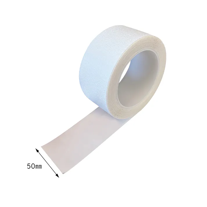 カーボーイ すべり止めテープ ザラザラ室内用 ホワイト 5cm×5m