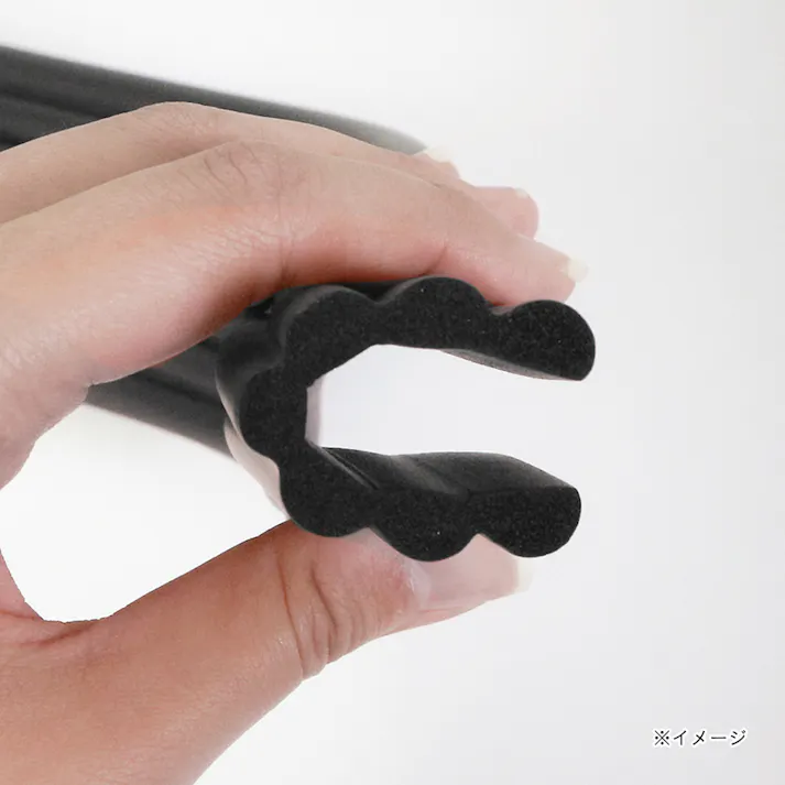 ウェーブクッション 大 2m ブラウン BS-62