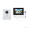 アイホン ワイヤレスTVドアホン 4.3型 KR-77 (本体 玄関子機1台) 防犯 4.3型モニター 約39万画素 自動録画機能 壁取付型 配線工事不要