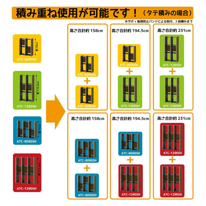 シェルフ アルティファ ATC-8060SH【別送品】