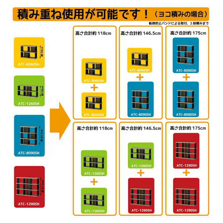 シェルフ アルティファ ATC-8060SH【別送品】