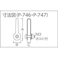 【CAINZ-DASH】ニッサチェイン 吊り金具　３９．５ｍｍ　（２個入） P-746【別送品】
