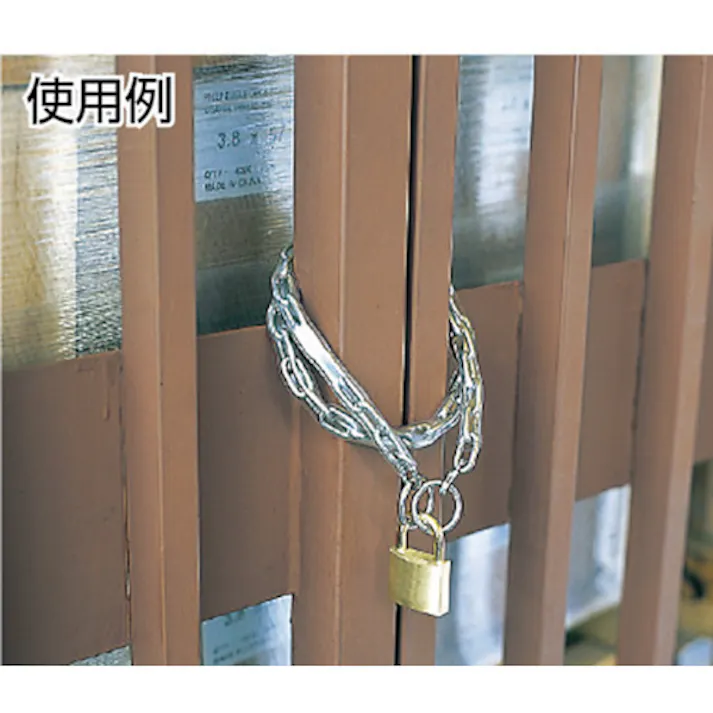 【CAINZ-DASH】ニッサチェイン ステンレス用心鎖(チューブ通し)4X600mm S-126【別送品】