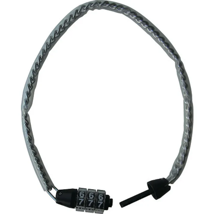 【CAINZ-DASH】ニッサチェイン 3段フリーダイヤル錠 500mm (1個入) S-36【別送品】
