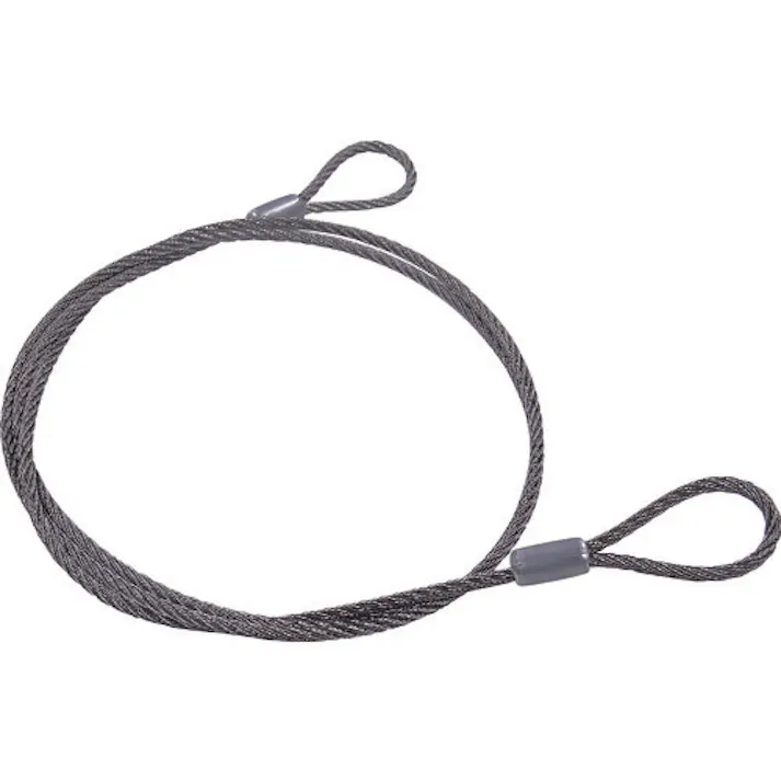 【CAINZ-DASH】ニッサチェイン ステンレスカットワイヤー アルミカシメ 5.0X900mm (1本=1PK) Y-55【別送品】