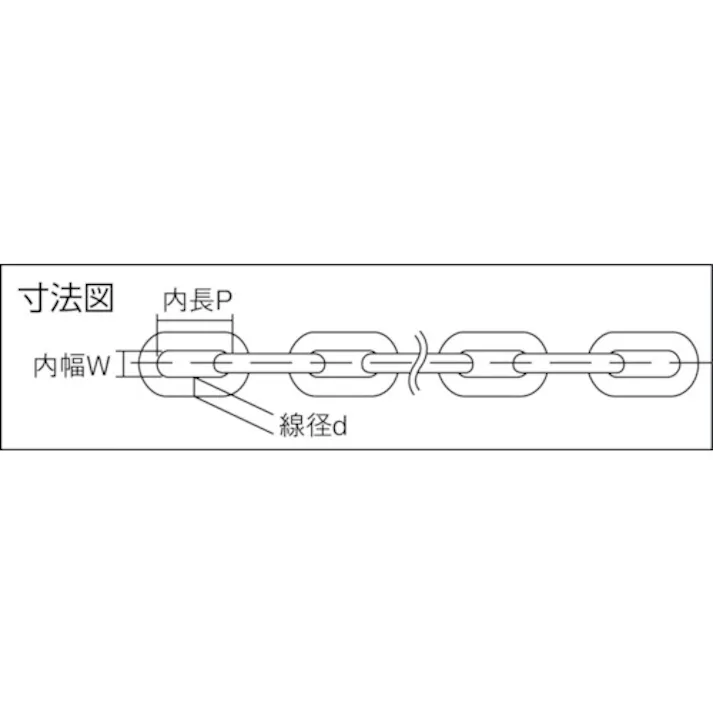 【CAINZ-DASH】ニッサチェイン 鉄ユニクロリンクCタイプ 2.3mmX30M IL23 UC【別送品】