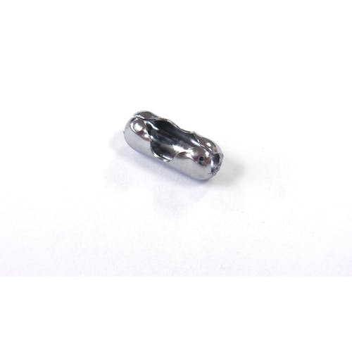 ニッサチェイン 代用クローム2.5~2.3mm用コネクター (100個入) BBP25C ボールチェーン ニッサチェイン 代用クローム2.5~2.3mm用コネクター (100個入) BBP25C ボールチェーン