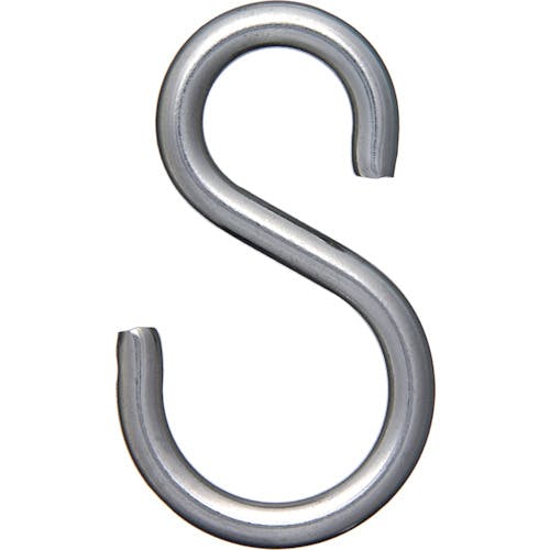 ニッサチェイン ステンレス Sフック 4.8×43mm(100個入) SSH48 Sフック ニッサチェイン ステンレス Sフック 4.8×43mm(100個入) SSH48 Sフック