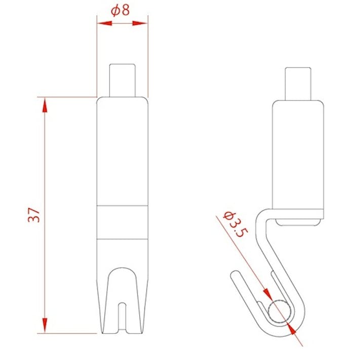 【CAINZ-DASH】ニッサチェイン 壁面用　ワイヤーセット　１．５Ｍ　フックタイプ Y-412【別送品】