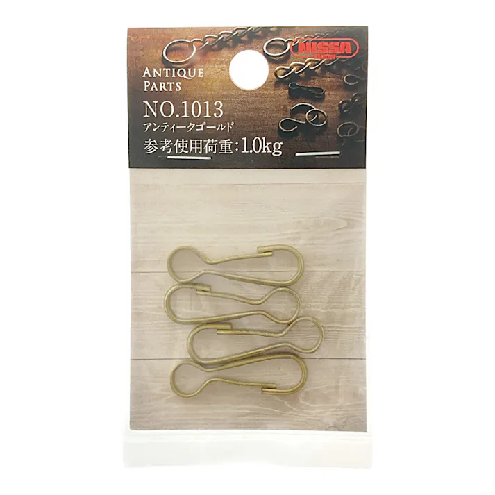 ニッサチェイン アンティークゴールド 甲丸スナップ