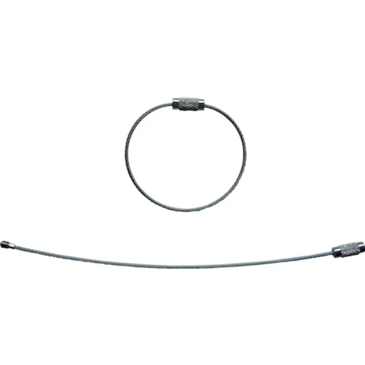 【CAINZ-DASH】ニッサチェイン キーワイヤー 120mm (10本入) TKY-120【別送品】