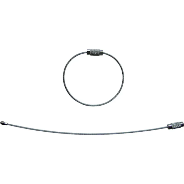 【CAINZ-DASH】ニッサチェイン キーワイヤー 300mm (10本入) TKY-300【別送品】