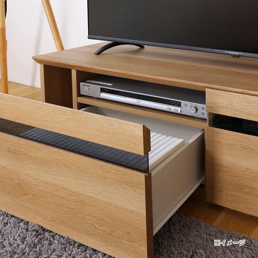 ナチュリカ テレビ台 ナチュラルブラウン NTU-3512HNA 幅120cm 高さ