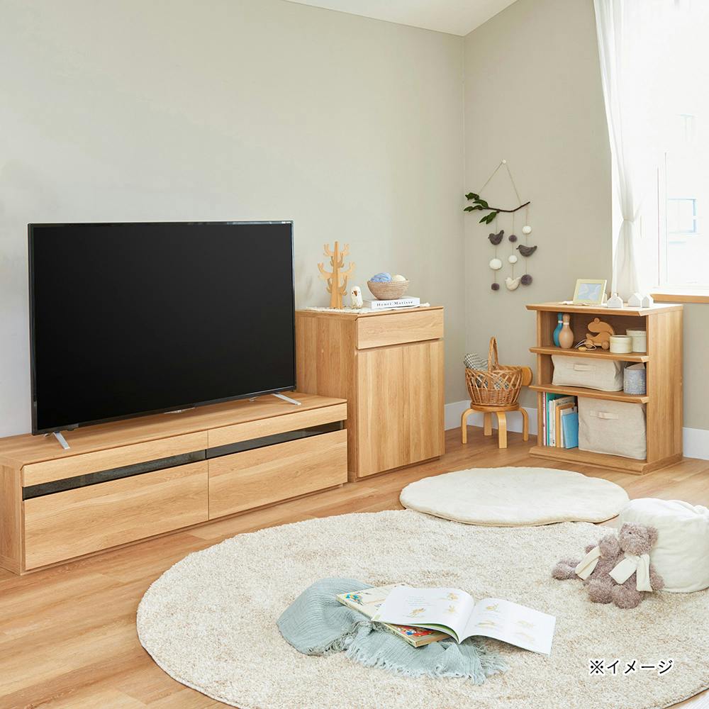 ナチュリカ テレビ台 ナチュラルブラウン NTU-3515HNA 幅150cm 高さ