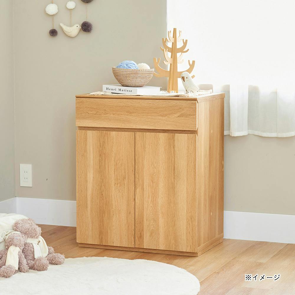 ナチュリカ キャビネット ナチュラルブラウン NTU-7060DHNA 幅60cm 高
