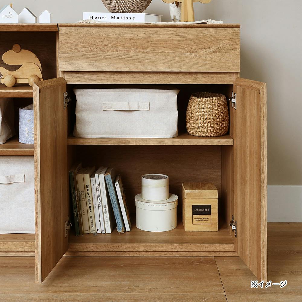 ナチュリカ キャビネット ナチュラルブラウン NTU-7060DHNA 幅60cm 高