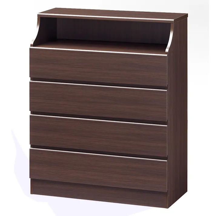 組立簡単チェスト チェスカ CSC-1190H ダークブラウン【別送品】