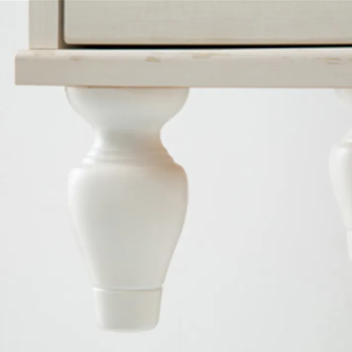 フラップガラスキャビネット フレンチシャビーカフェ FSC-9075FG NA&WH【別送品】