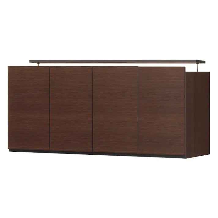 壁面上置きキャビネット ポルターレ POR-5512DU DK【別送品】