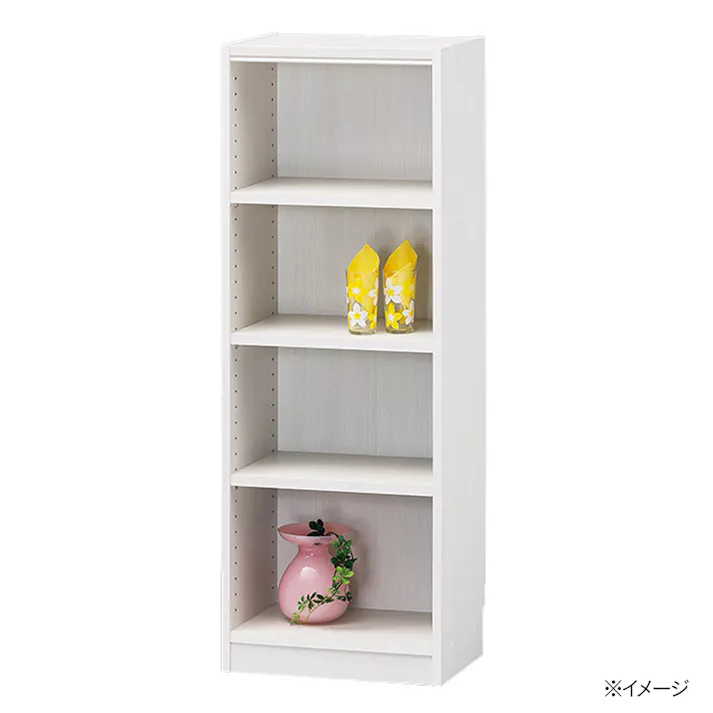 書棚 タナリオ TNL-1244 WH【別送品】