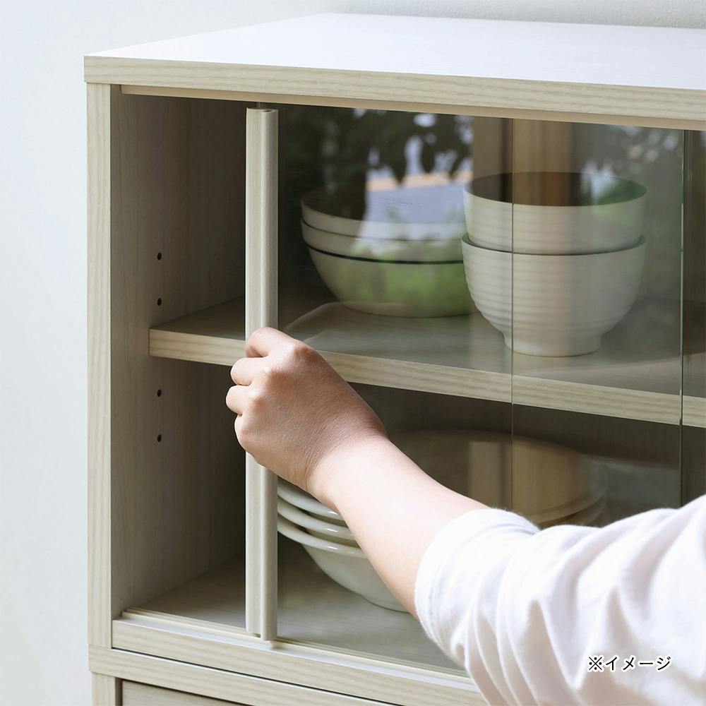 『送料込み』ホワイト レンジ台　美品 レンジ台 食器棚 キッチンカウンター NEITS 105｜ユニット