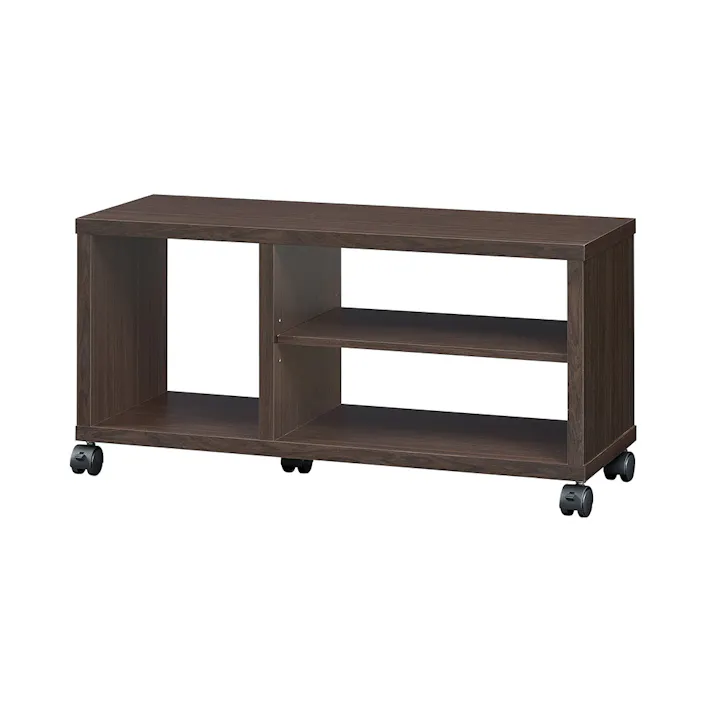 フルニコ テレビ台 ダークブラウン FUL-4080TVDK 幅80cm 高さ40cm 32V型対応 キャスター付 【別送品】
