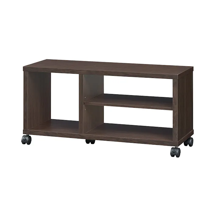 フルニコ テレビ台 ダークブラウン FUL-4080TVDK 幅80cm 高さ40cm 32V型対応 キャスター付 【別送品】