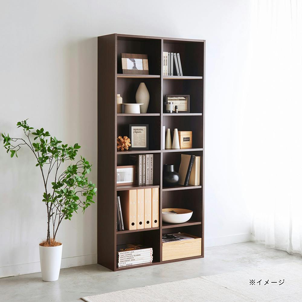 FUL-1885DK フルニコ ダークブラウン 【別送品】 | 本棚・書棚・ブック