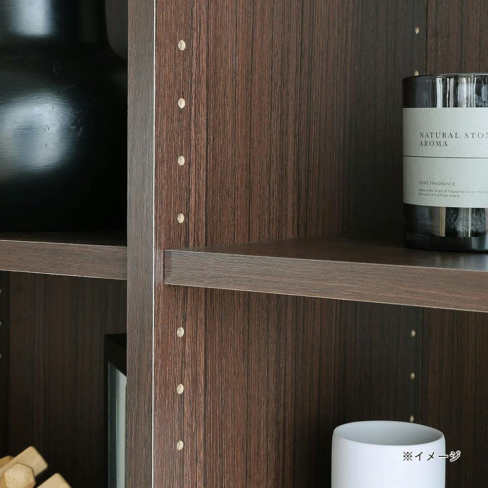 FUL-9011DK フルニコ ダークブラウン 【別送品】 | 本棚・書棚・ブック