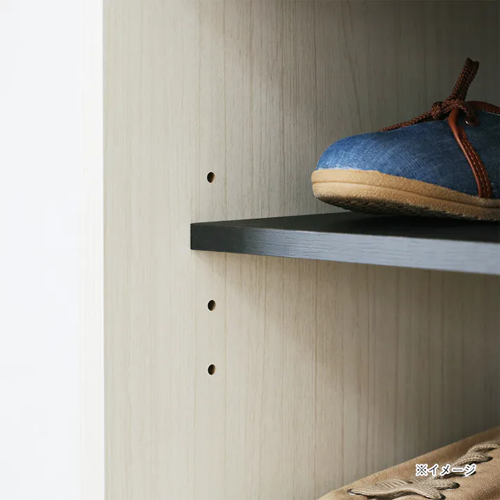 フルニコ 下駄箱 ホワイト 白木目 FUL-1035DWH 幅33cm 高さ99cm スリム 【別送品】