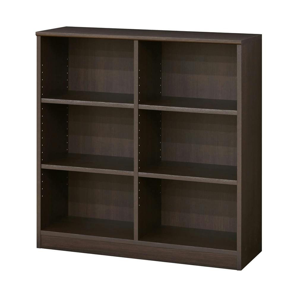 書棚 ベスターナ ブラウン BTN-9088 幅87.7cm 奥行29.6cm 高さ89.2cm