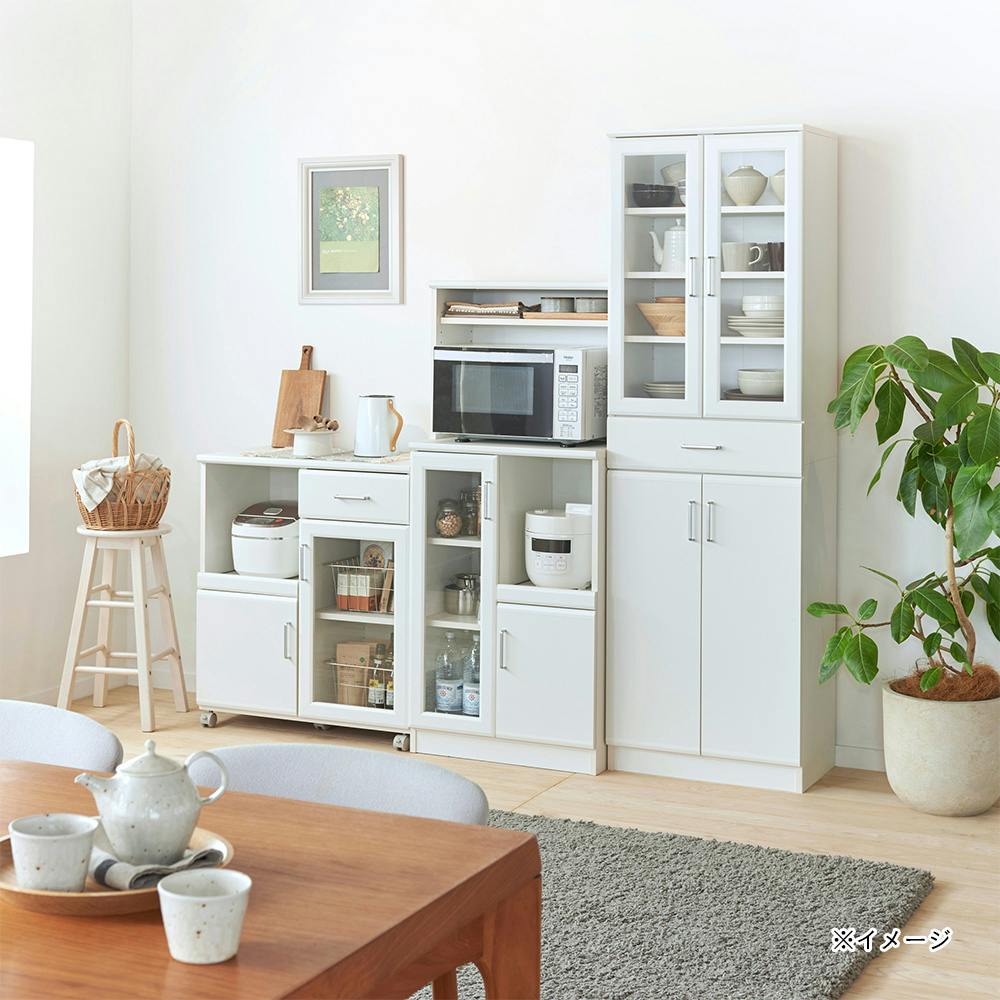 ☆キッチン収納 白井産業 ベアルモ BRM-1855SL WH-00 家電収納キャビネット ベアルモ BRM-1855SLWH 白井産業 【お客様