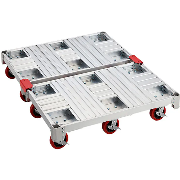 【CAINZ-DASH】長谷川工業 アルミ運搬車イットン台車用連結金具(17582) 連結用 NAC-J2【別送品】