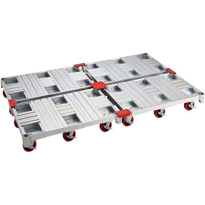 【CAINZ-DASH】長谷川工業 アルミ運搬車イットン台車用連結金具(17582) 連結用 NAC-J2【別送品】