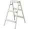 【CAINZ-DASH】長谷川工業 アルミ踏台 SE型 3段 ホワイト SE-8A(WH)【別送品】