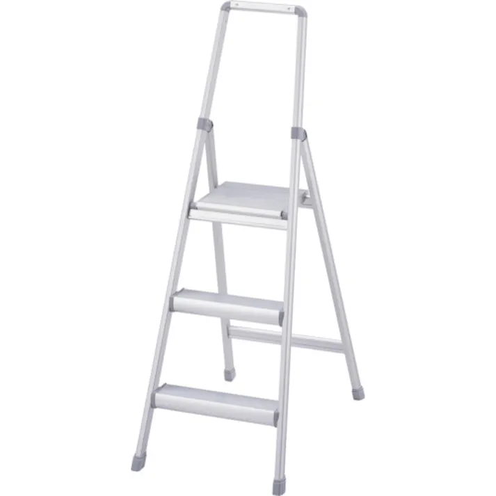 【CAINZ-DASH】長谷川工業 天板幅広上枠付きアルミ踏台 SRA型 3段(17896) SRA-8A【別送品】