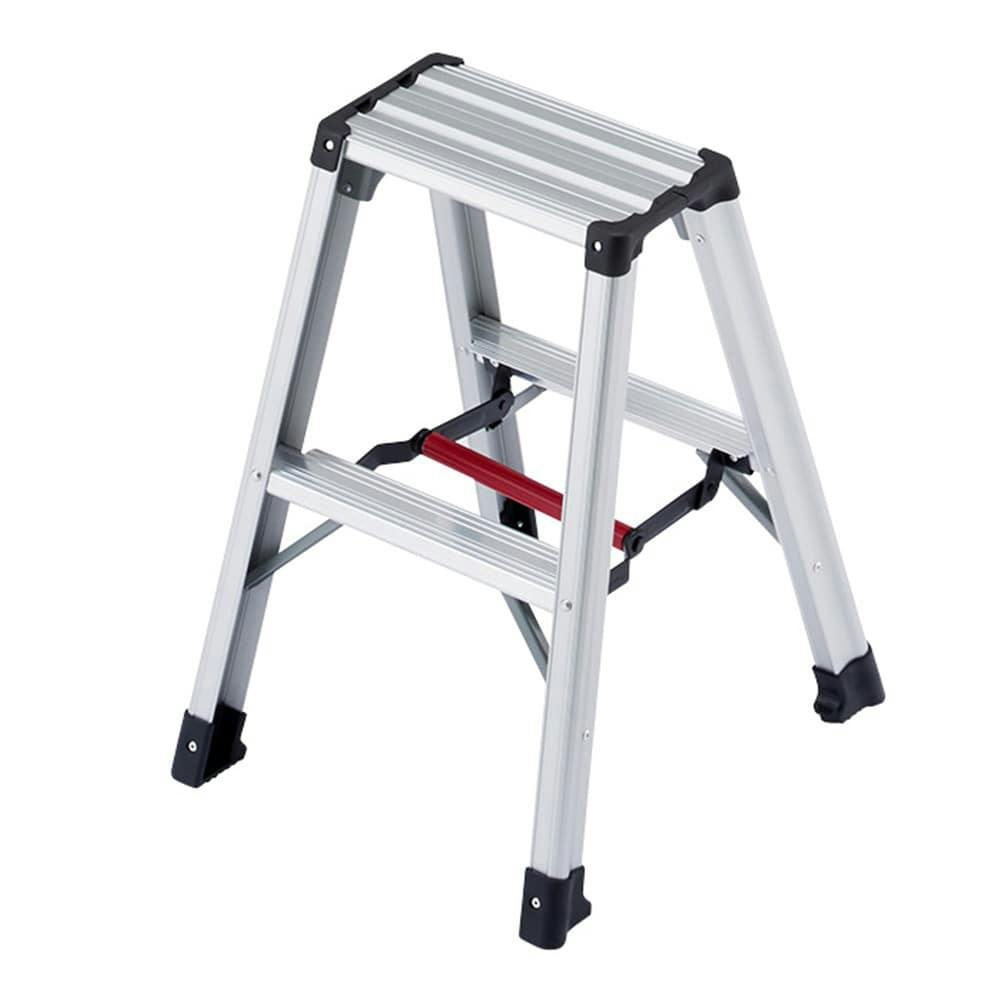 軽量専用脚立 脚軽 シルバー 2段 RZ-06c【別送品】 | はしご・脚立