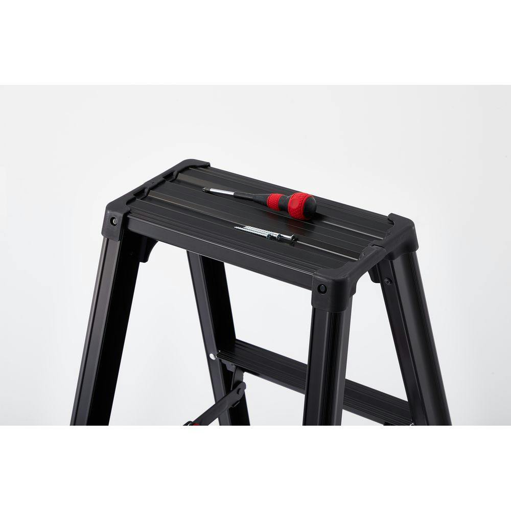 軽量専用脚立 脚軽 ブラック 3段 RZB-09b【別送品】 | はしご・脚立