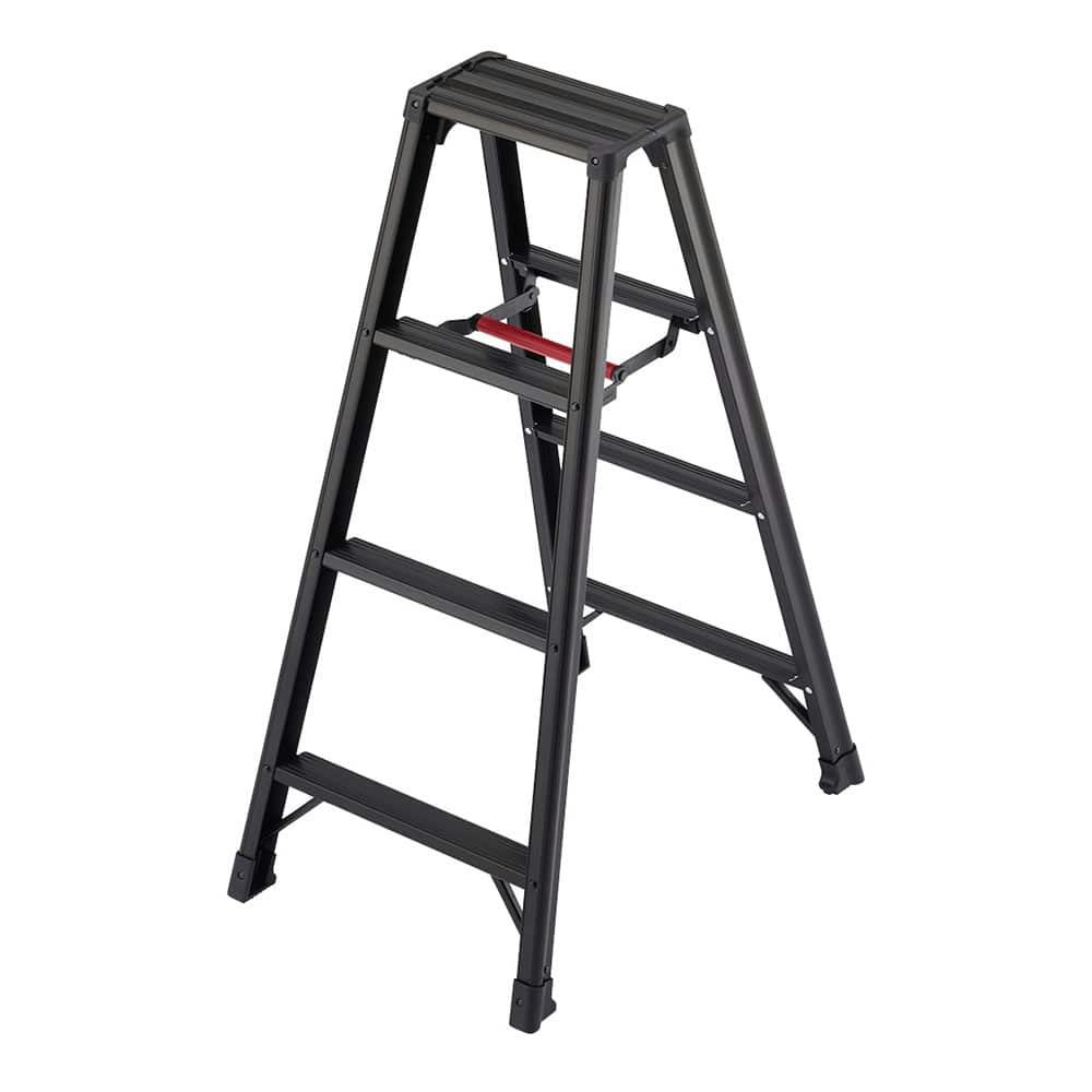 専用 4脚分 軽量専用脚立 脚軽 ブラック 4段 RZB-12b【別送品】 | はしご・脚立