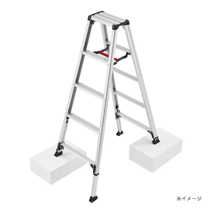 脚軽伸縮軽量専用脚立 シルバー RZS-15a