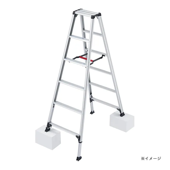 脚軽伸縮軽量専用脚立 シルバー RZS-18a