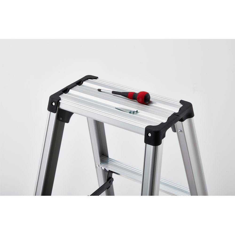 脚軽伸縮軽量専用脚立 シルバー RZS-18a | はしご・脚立・三脚 通販