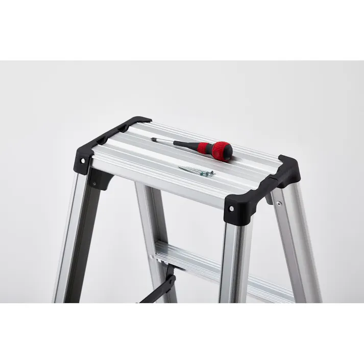 脚軽伸縮軽量専用脚立 シルバー RZS-18a