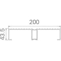 【CAINZ-DASH】長谷川工業 ライトステップ　ＤＢ型　３段　０．９ｍ（１７８２３） DB3-649【別送品】