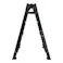 ワンタッチバー脚部伸縮式脚立 ブラック 4段 RYZB-12