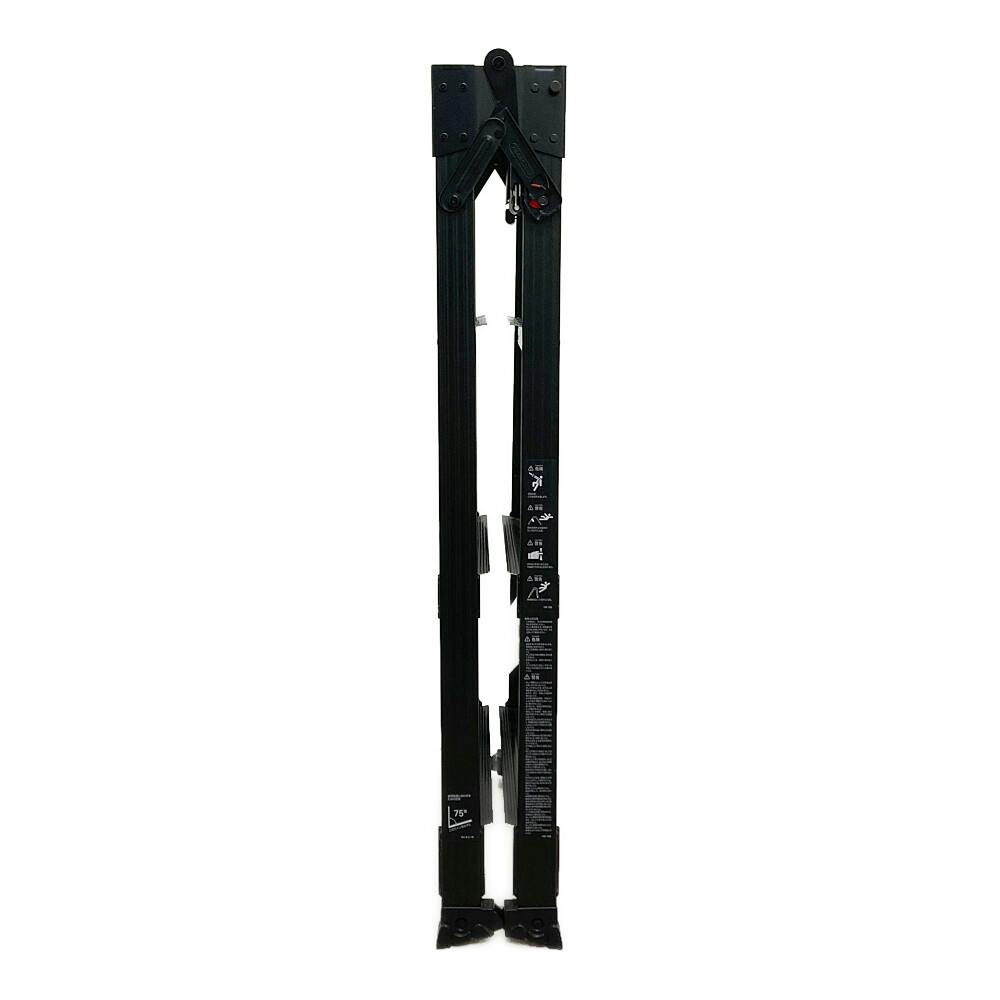 ワンタッチバー脚部伸縮式脚立 ブラック 4段 RYZB-12 | はしご ワンタッチバー脚部伸縮式脚立 ブラック 4段 RYZB-12 | はしご