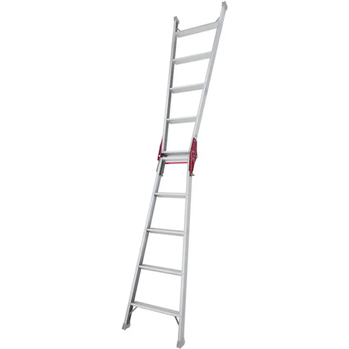 【CAINZ-DASH】長谷川工業 アルミはしご兼用脚立 ステップ幅広タイプ RS型 5段(10189) RS-15B【別送品】