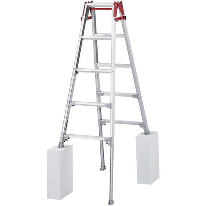 脚部伸縮式アルミはしご兼用脚立 RYZL型 5段(10201)