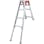 長谷川工業 階段用脚部伸縮式アルミはしご兼用脚立 RYE型 4段(10203)